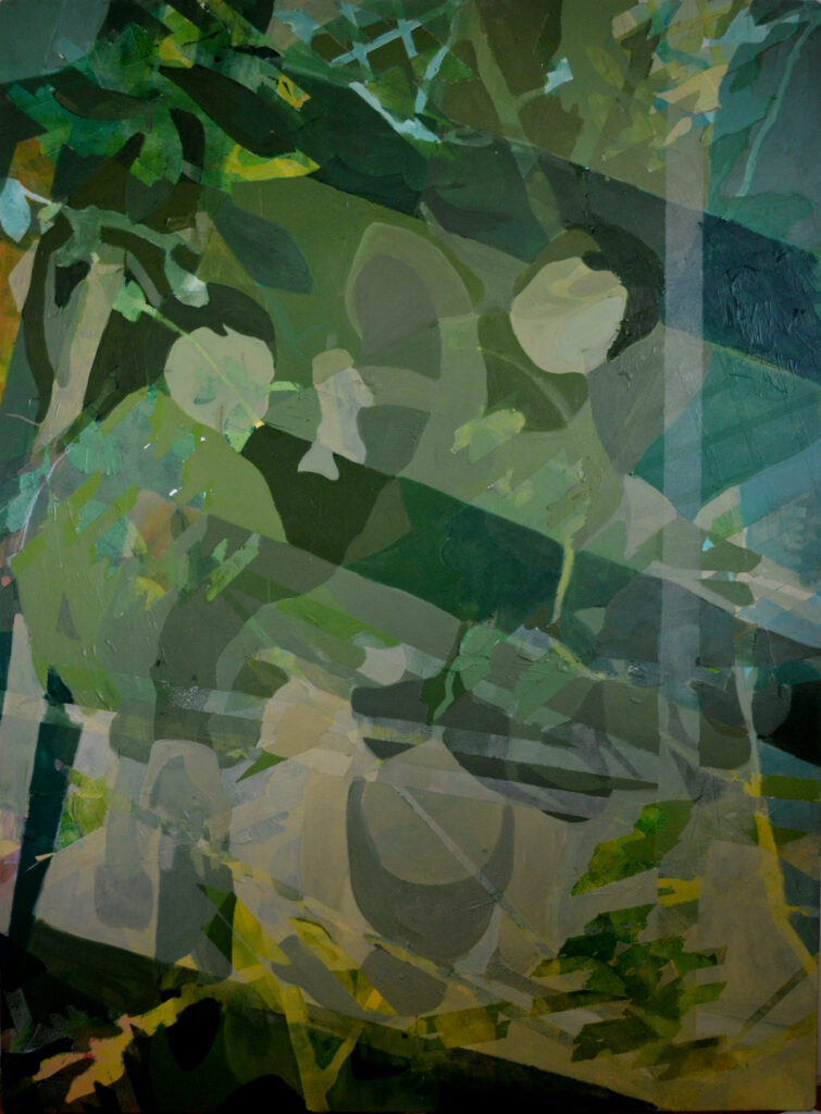 46° 33’ 58” - 15° 38’ 51”, acrylic on canvas, 130x180cm, 2016